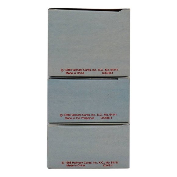 Vintage 1988 Hallmark Christmas Ornament Uncle Sam Tin Sailing Boat Drum New - Picture 8 of 8